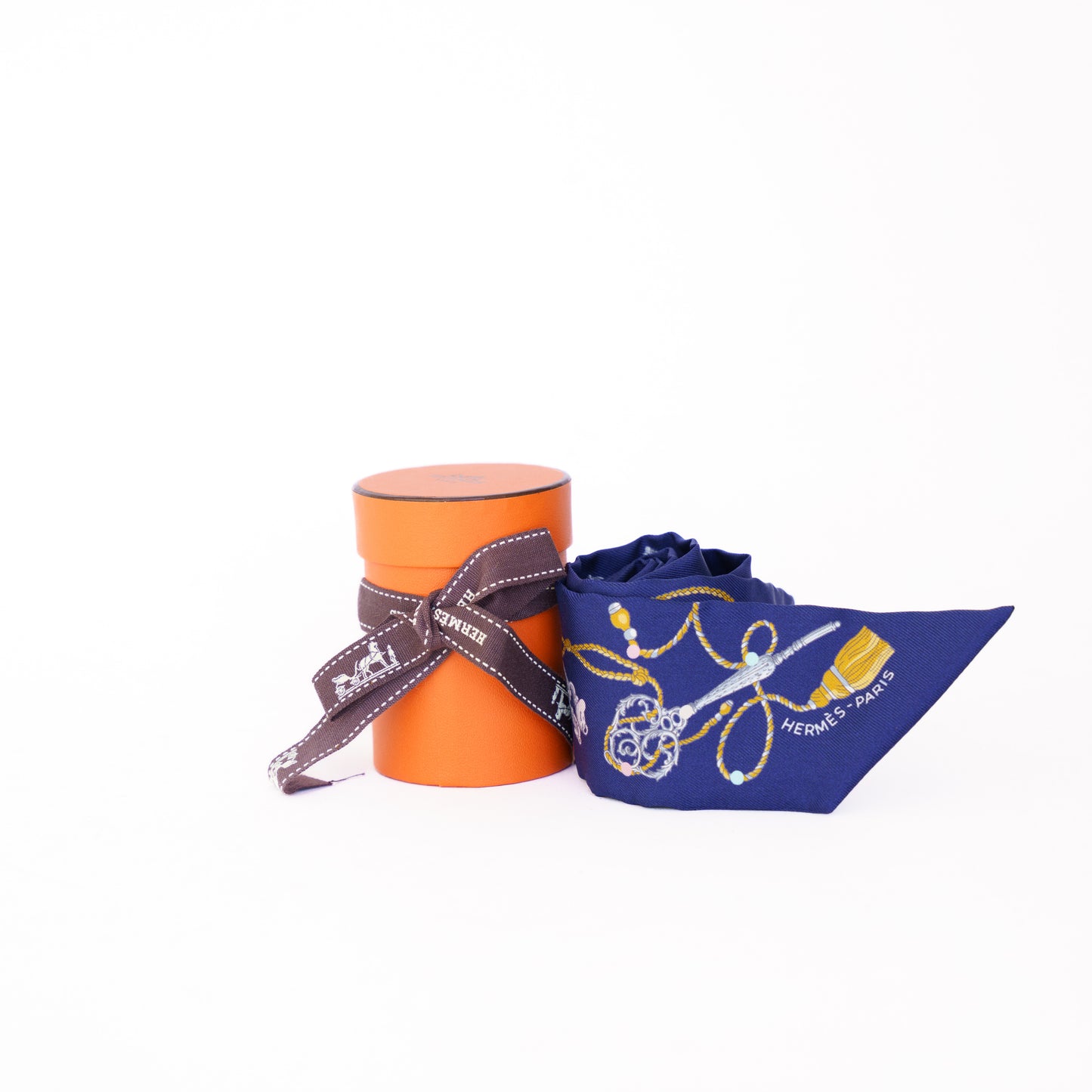 Hermes Twilly Navy Blue 050326N02