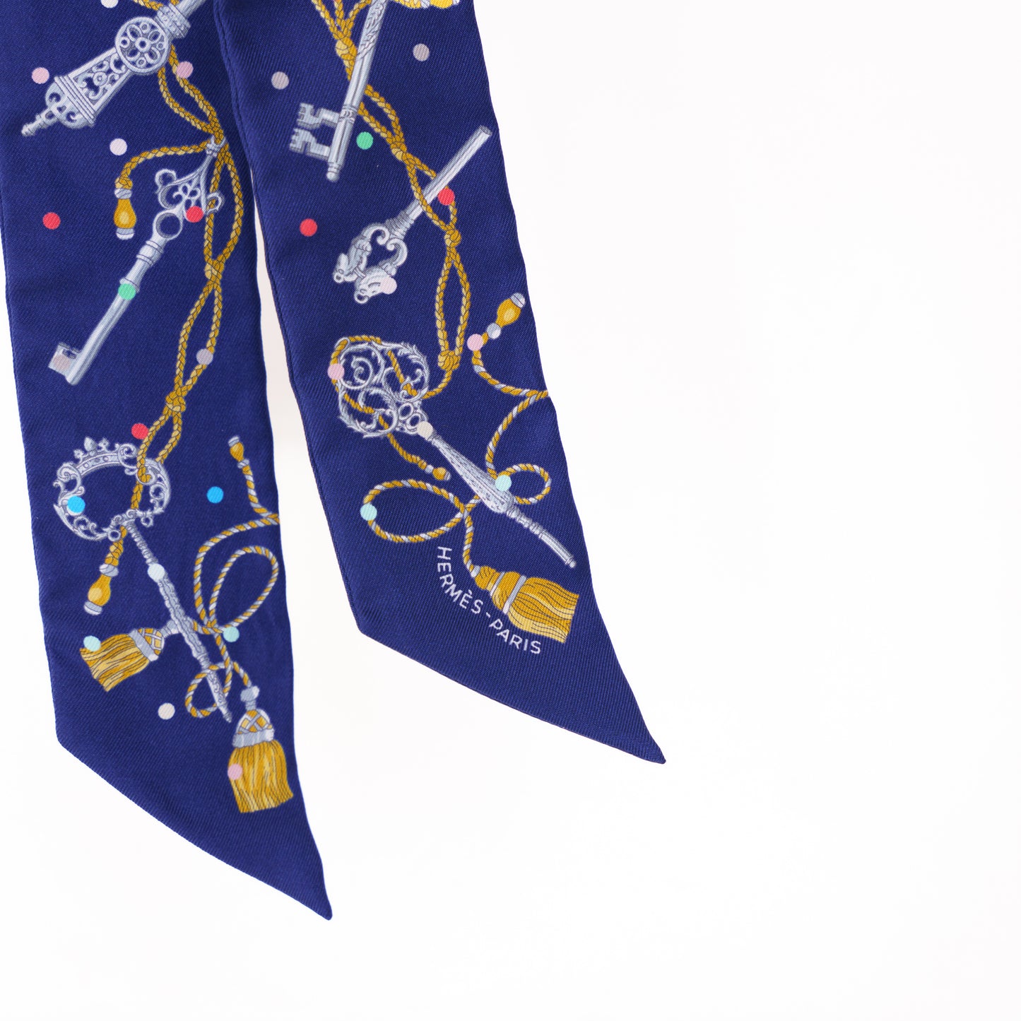 Hermes Twilly Navy Blue 050326N02