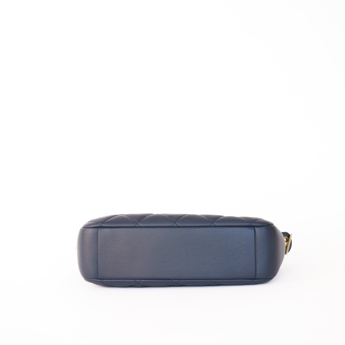 Chanel Quilted Lambskin Camera Bag in Navy 050326B03