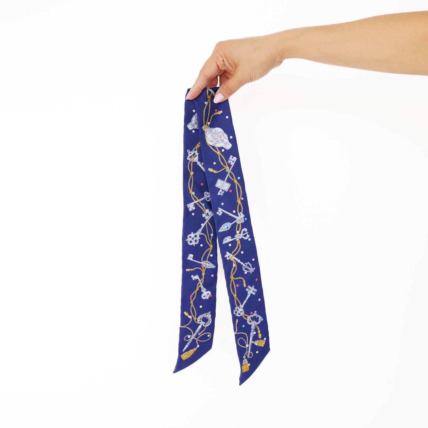 Hermes Twilly Navy Blue 050326N02