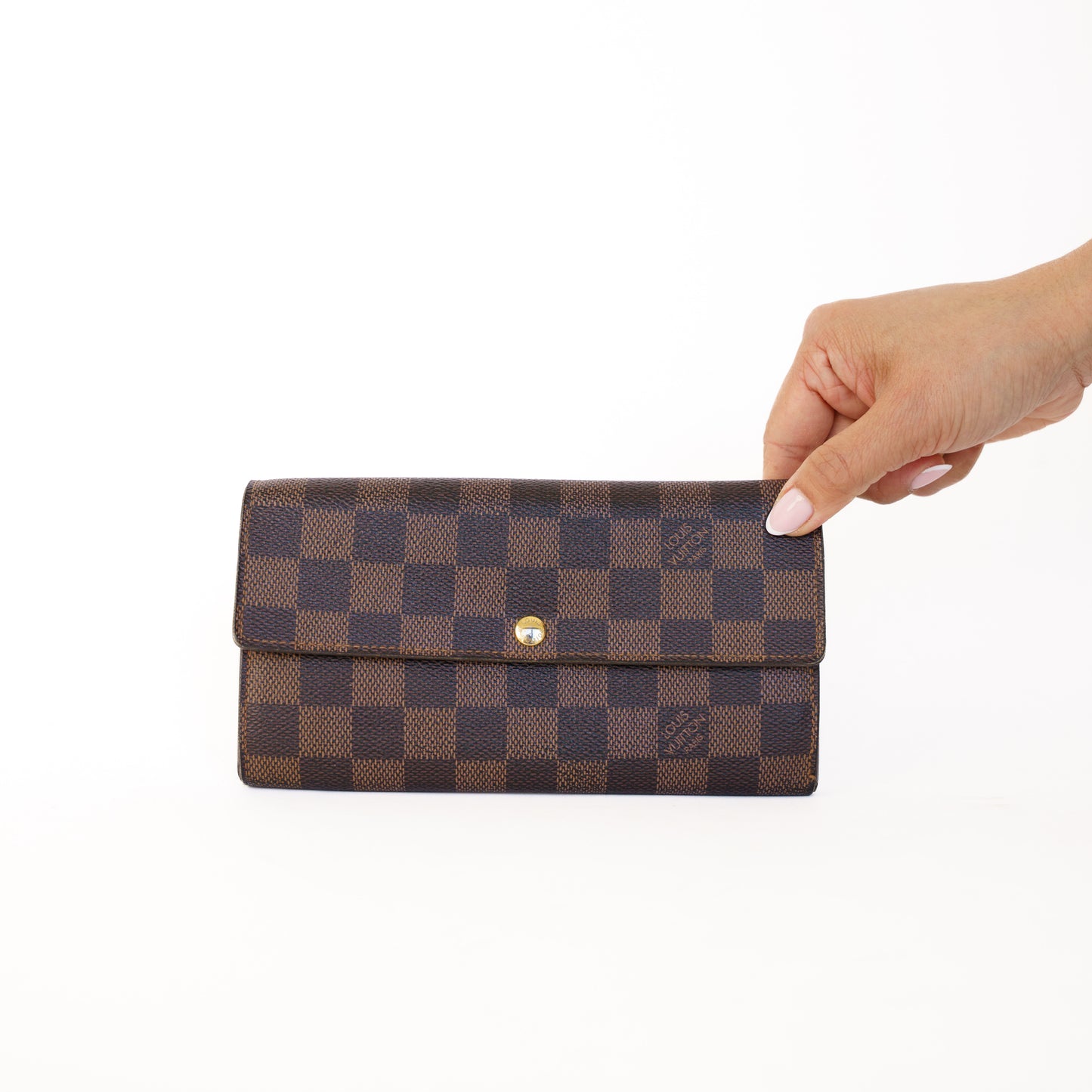 Louis Vuitton Sarah Wallet Damier Ebene 050326B10