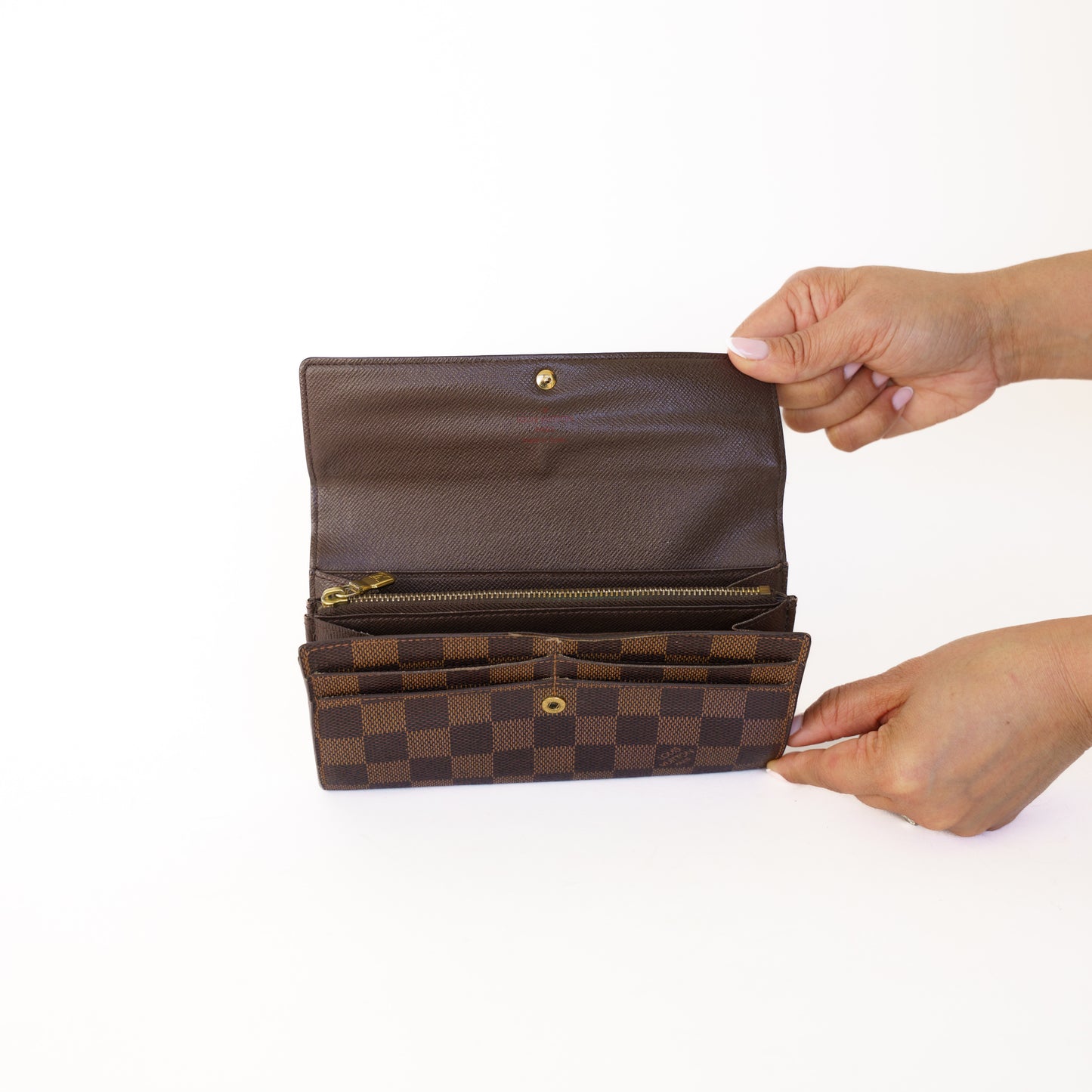 Louis Vuitton Sarah Wallet Damier Ebene 050326B10