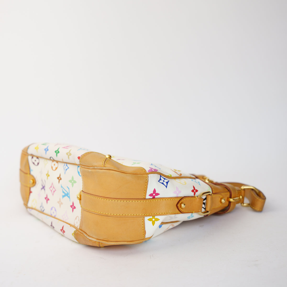 Louis Vuitton  Greta Hobo Bag in White Multicolor Monogram 061026A10