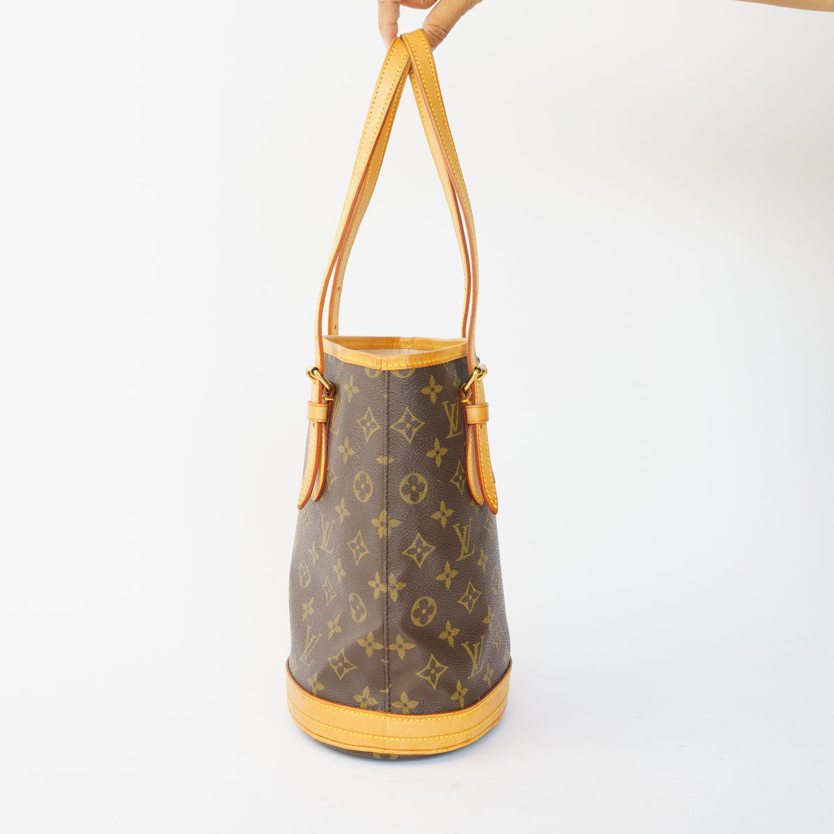 Louis Vuitton 2001 Petit Marais Bucket Bag in Monogram 061026A15
