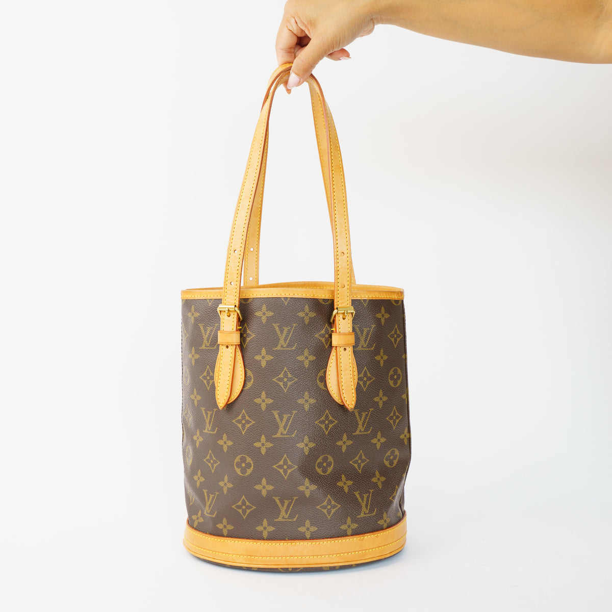 Louis Vuitton 2001 Petit Marais Bucket Bag in Monogram 061026A15