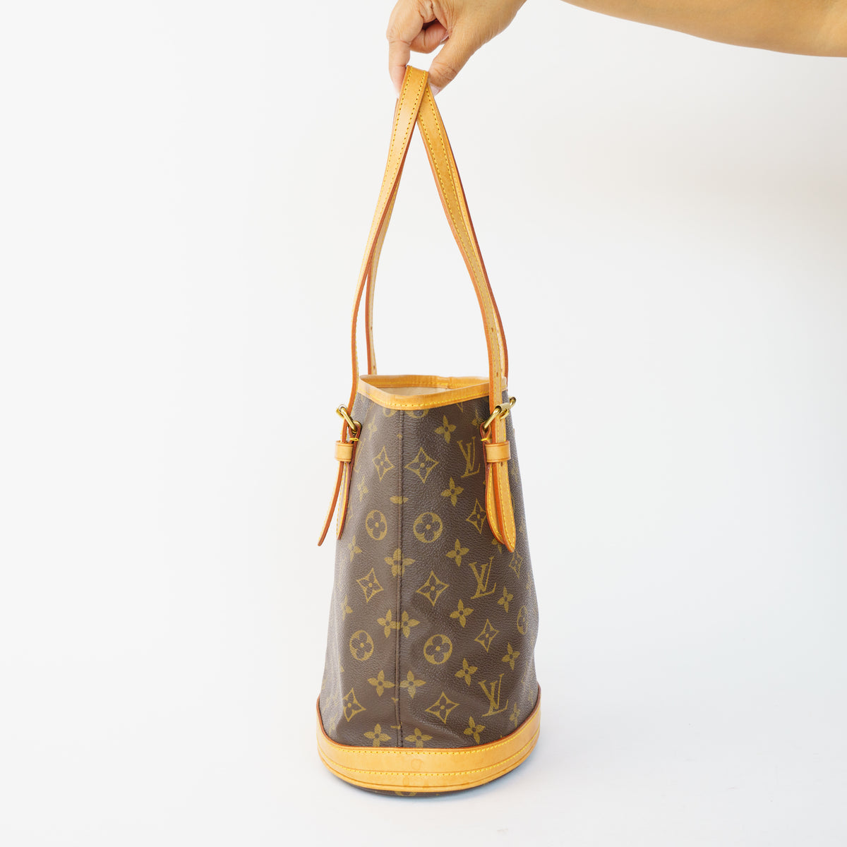 Louis Vuitton 2001 Petit Marais Bucket Bag in Monogram 061026A15