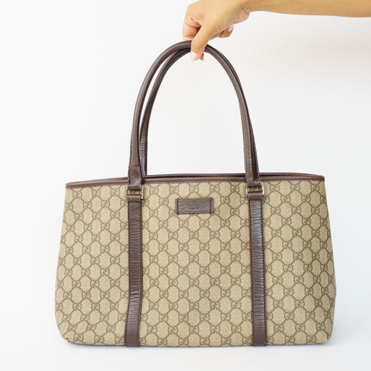 Gucci GG Supreme Shoulder Tote Bag 061026A16