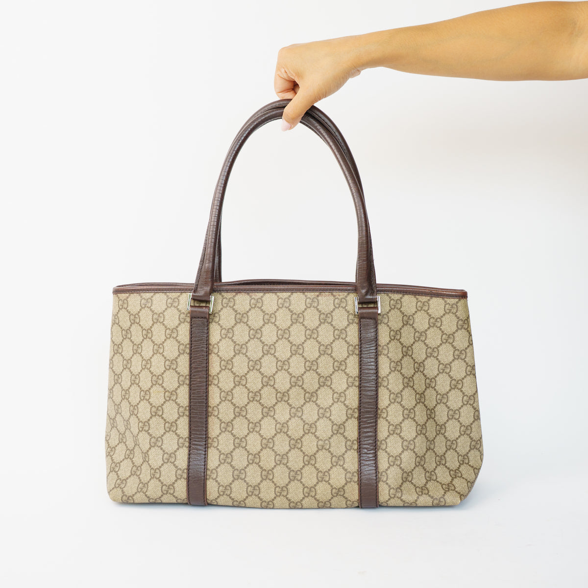 Gucci GG Supreme Shoulder Tote Bag 061026A16