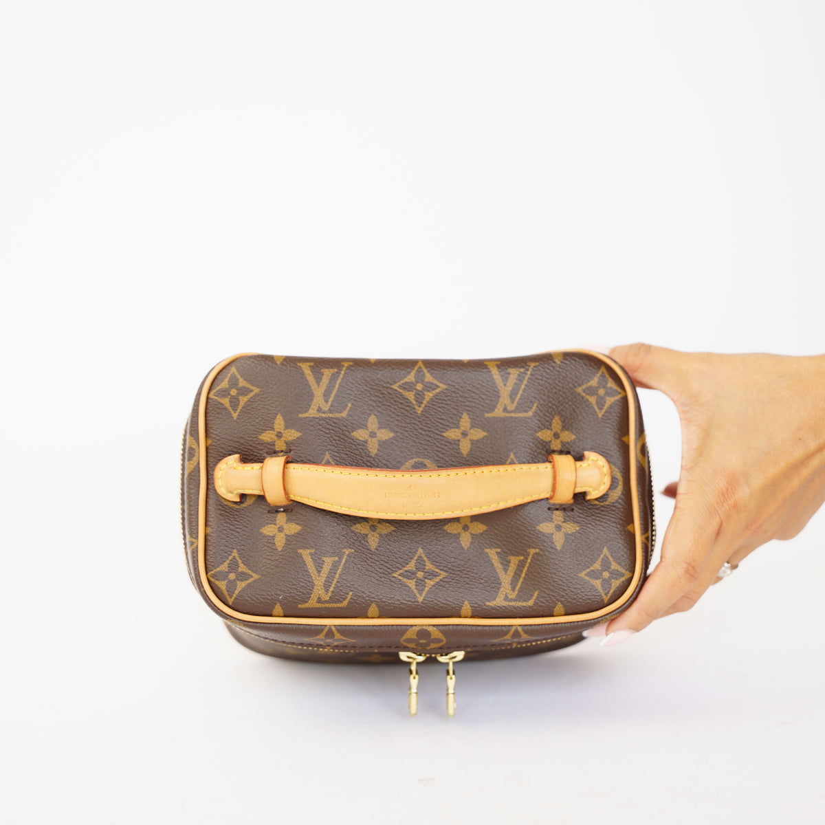 Louis Vuitton Nice Mini Monogram Canvas Cosmetic Makeup Bag 061026A20