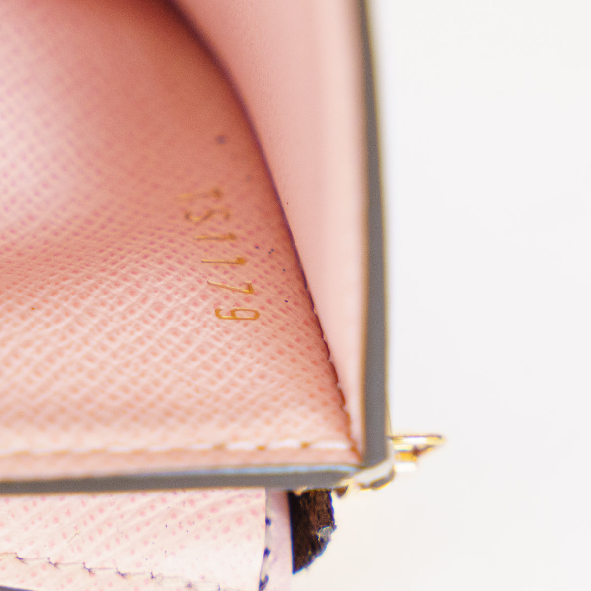 Louis Vuitton Zoe Wallet in Monogram Canvas with Rose Ballerine Interior 061026A25
