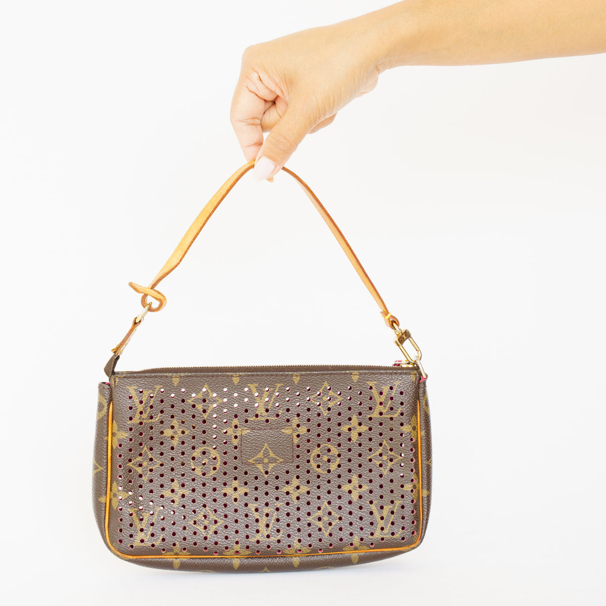 Louis Vuitton 2006 Perforated Pochette Accesoires 061026P17