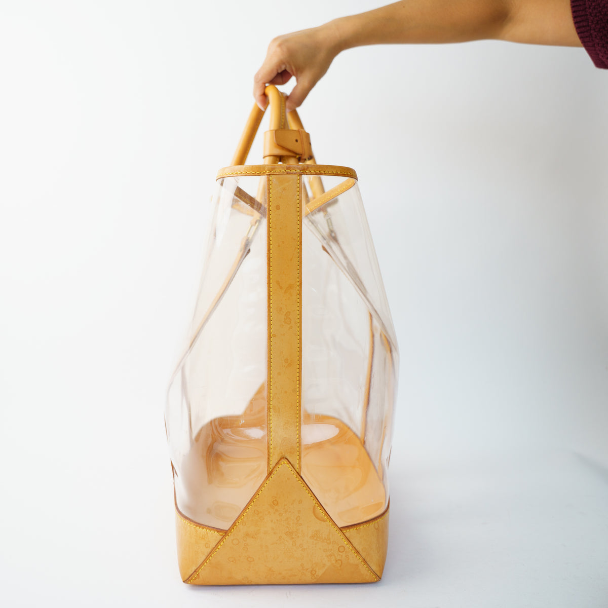 RARE Louis Vuitton x Isaac Mizrahi Transparent Vinyl Centenaire Tote 061026A01
