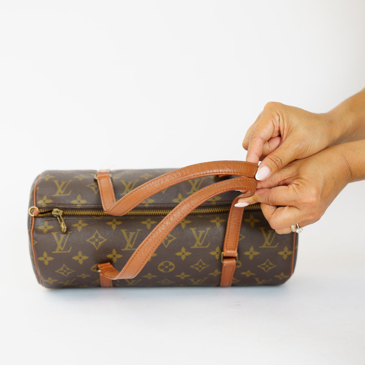 Louis Vuitton 1988 Papillon 30 in Monogram with Treated Leather 061026P11