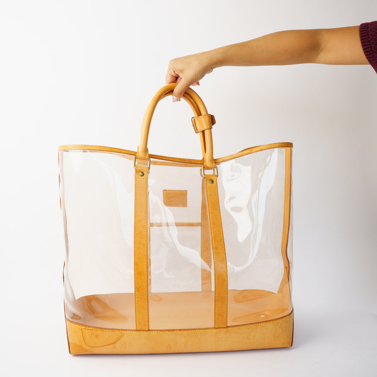 RARE Louis Vuitton x Isaac Mizrahi Transparent Vinyl Centenaire Tote 061026A01