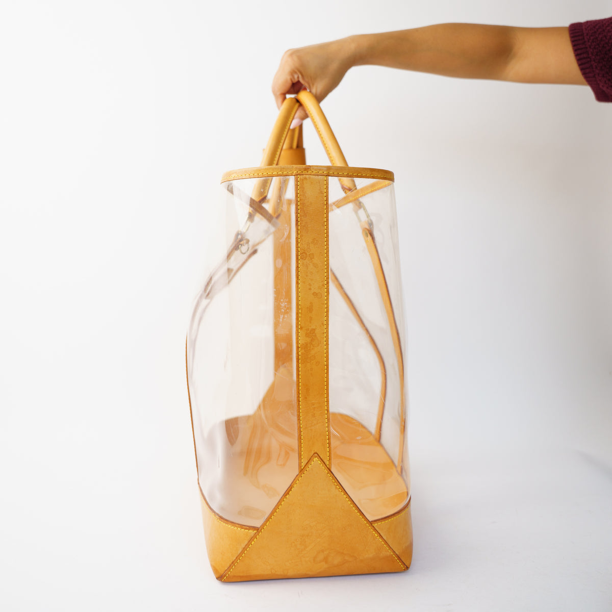 RARE Louis Vuitton x Isaac Mizrahi Transparent Vinyl Centenaire Tote 061026A01