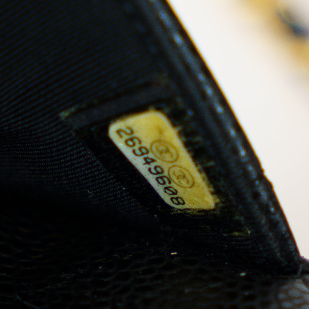 Chanel Wallet on Chain WOC in Black Caviar Leather with Gold Hardware 061026A09