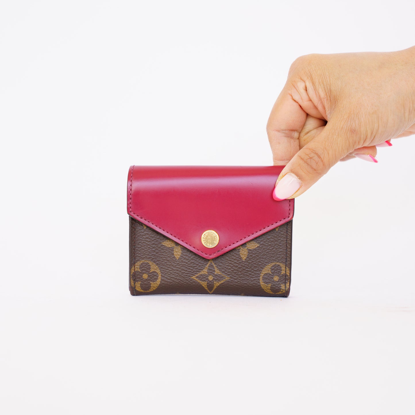 Louis Vuitton Zoe Wallet in Monogram Fuschia 090426B09