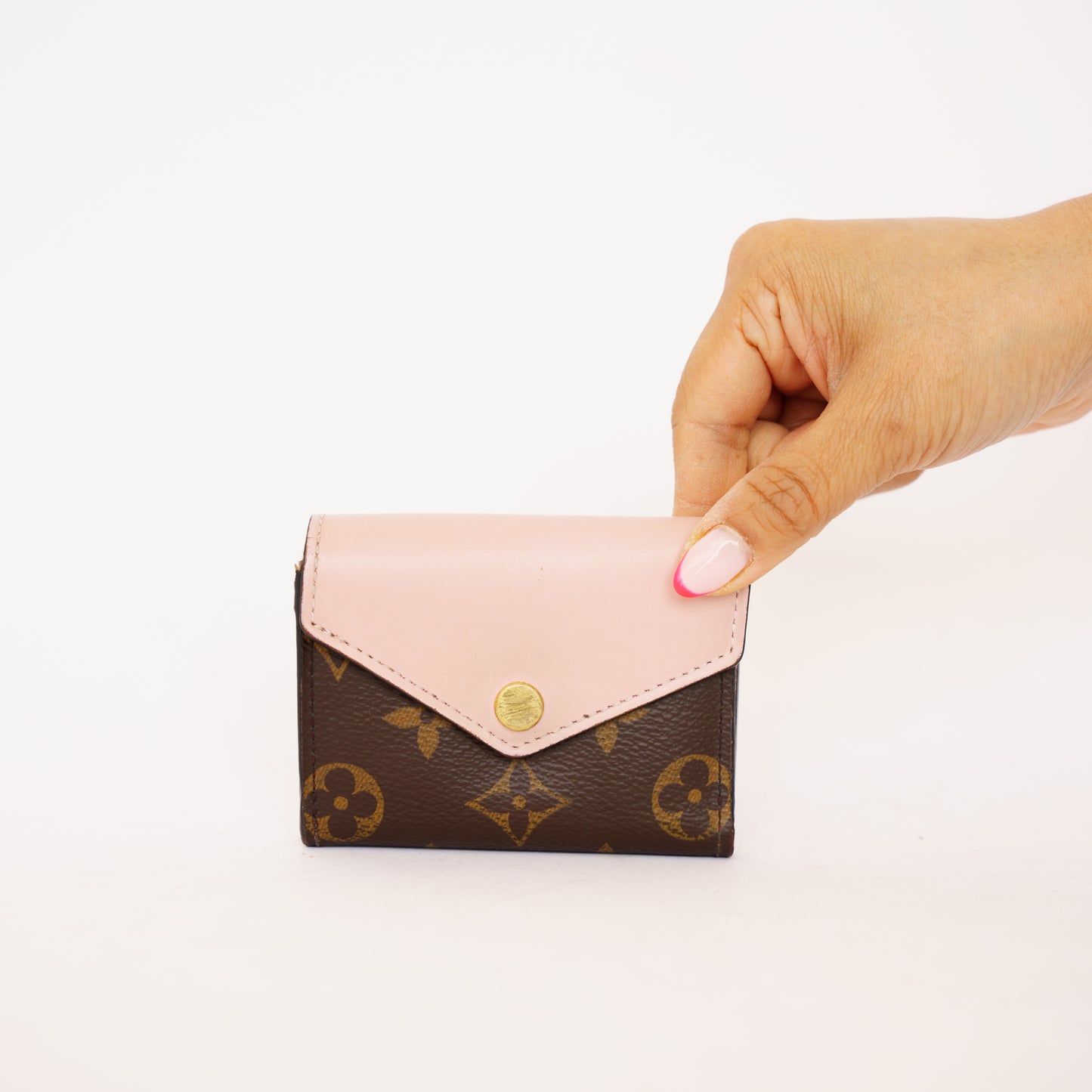Louis Vuitton Zoe Wallet Rose Ballerine in Monogram 090426B14