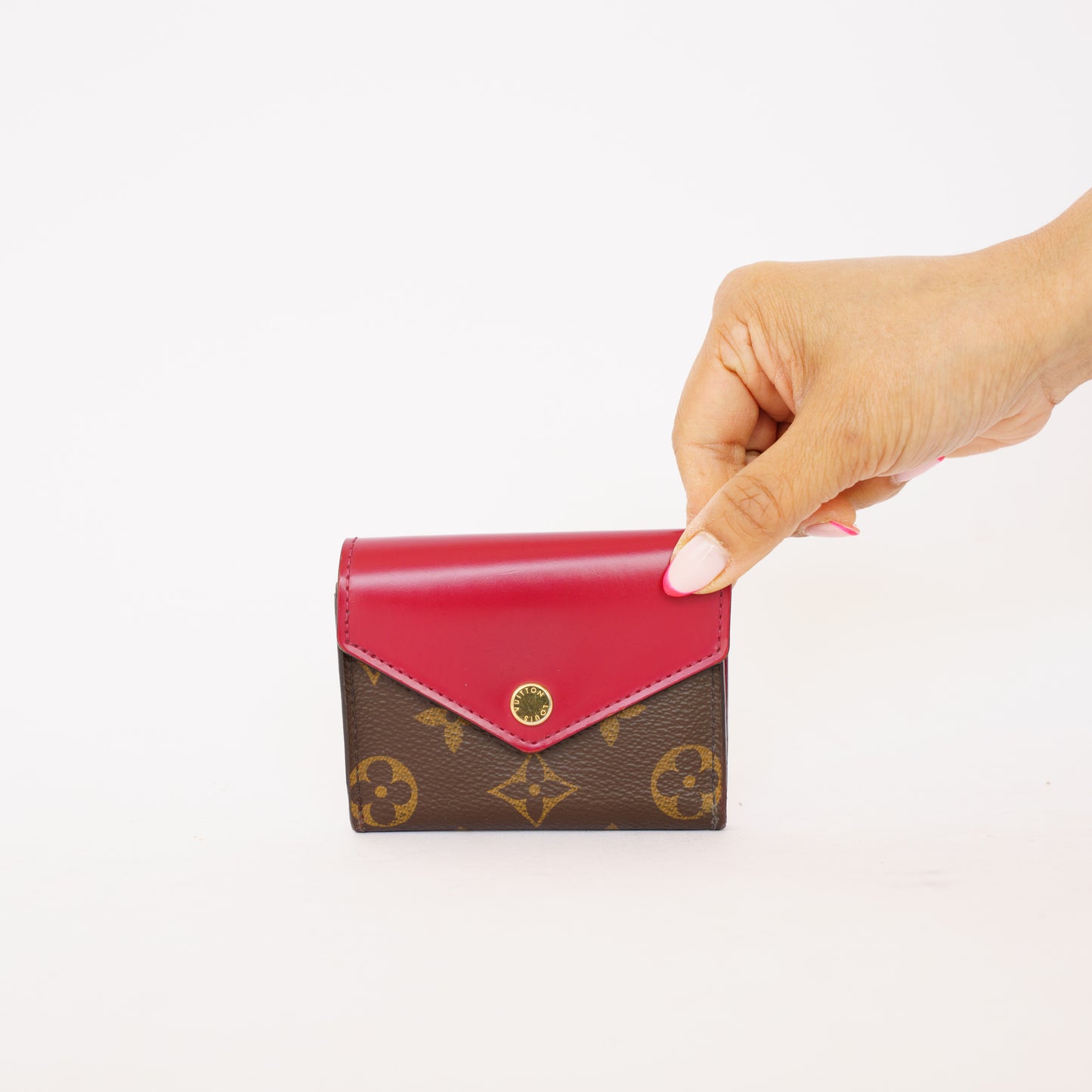 Louis Vuitton Zoe Wallet Fuschia in Monogram Y.O. initials 090426B15