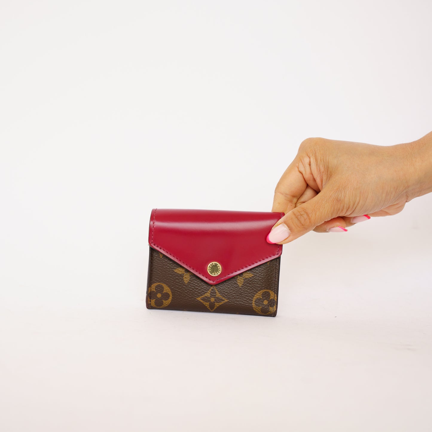 Louis Vuitton Zoe Wallet Fuschia in Monogram 090426B21