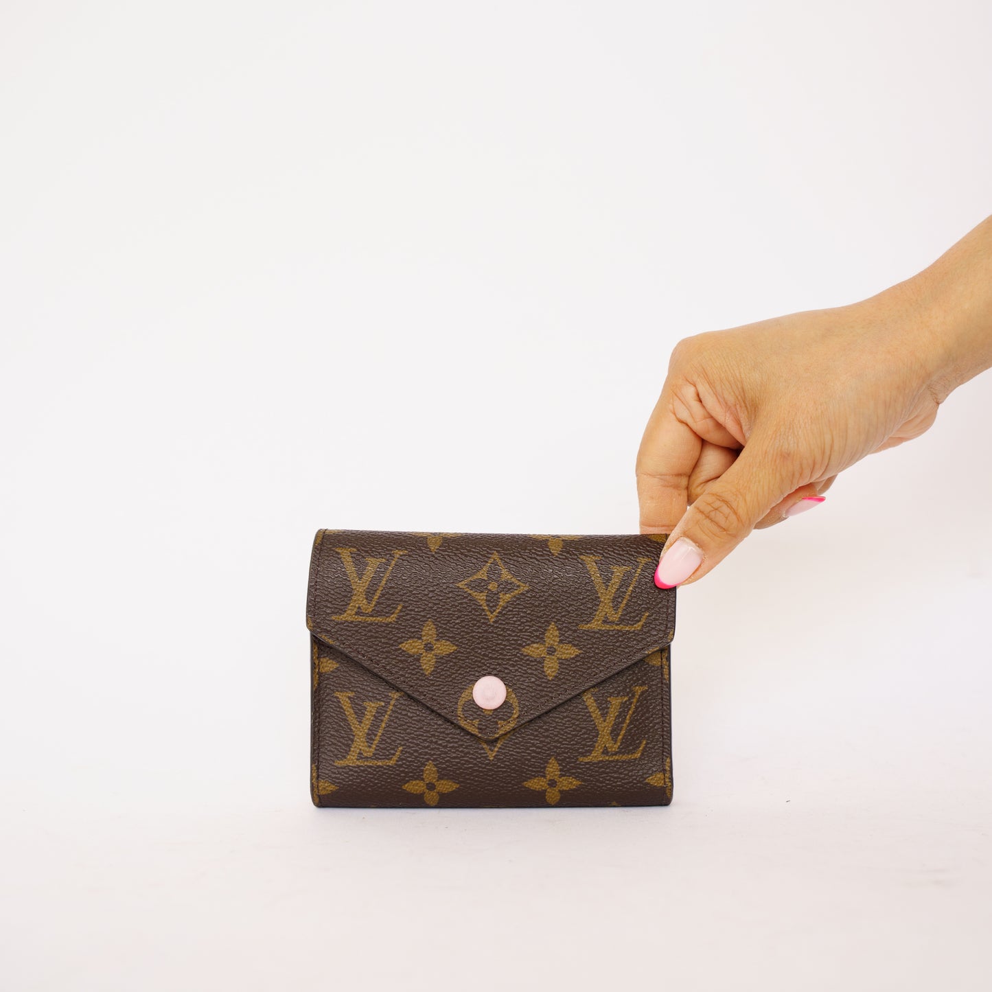 Louis Vuitton Victorine Wallet Rose Ballerine in Monogram 090426B22