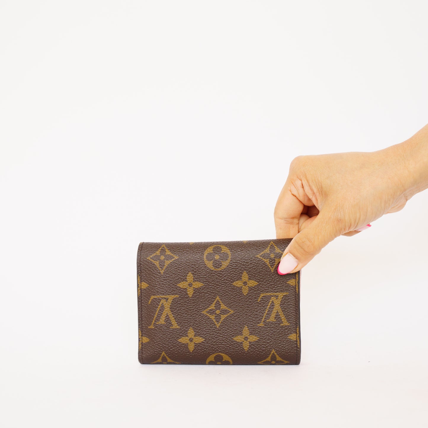 Louis Vuitton Victorine Wallet Rose Ballerine in Monogram 090426B22