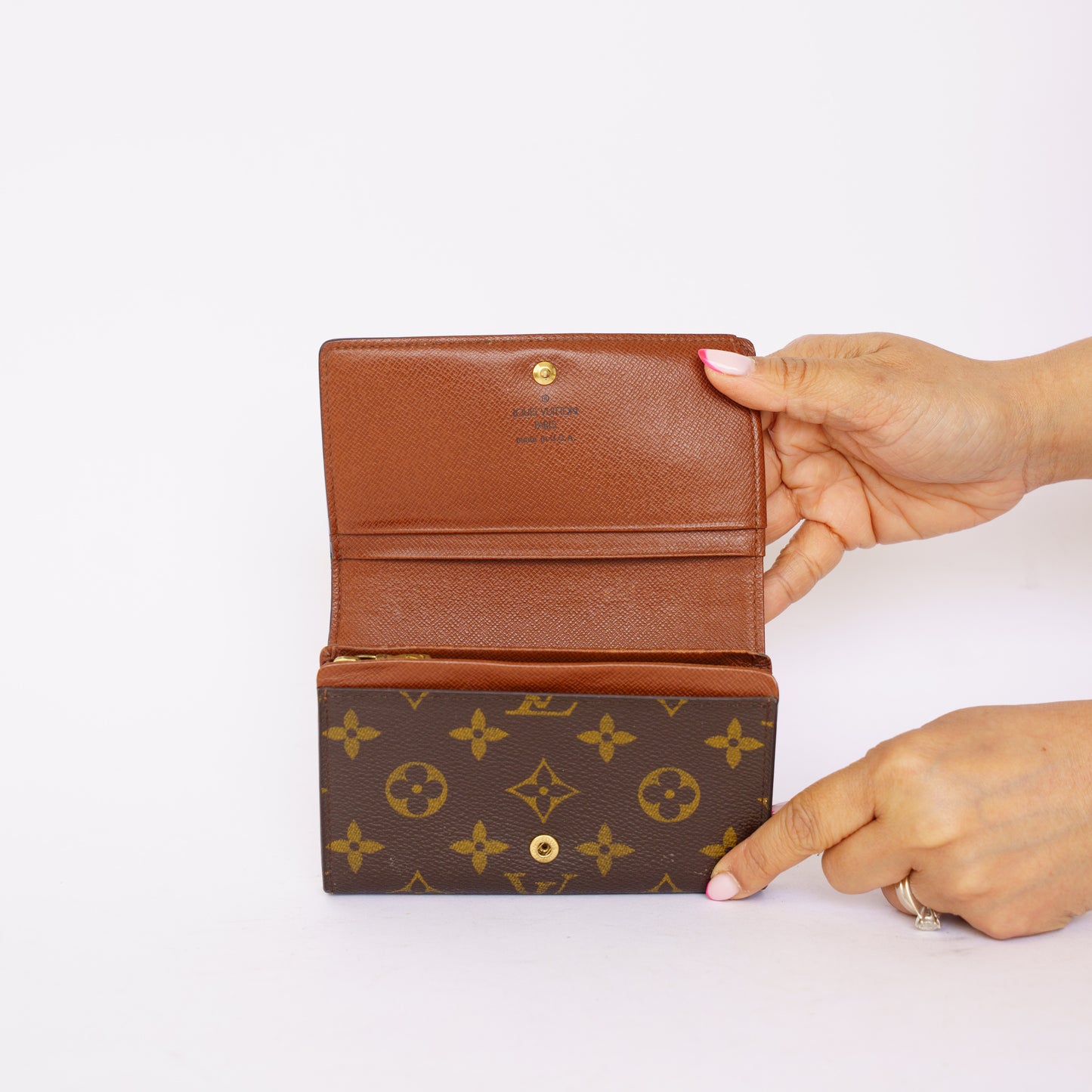 Louis Vuitton Porte Monnaie Billets in Monogram 090426B23