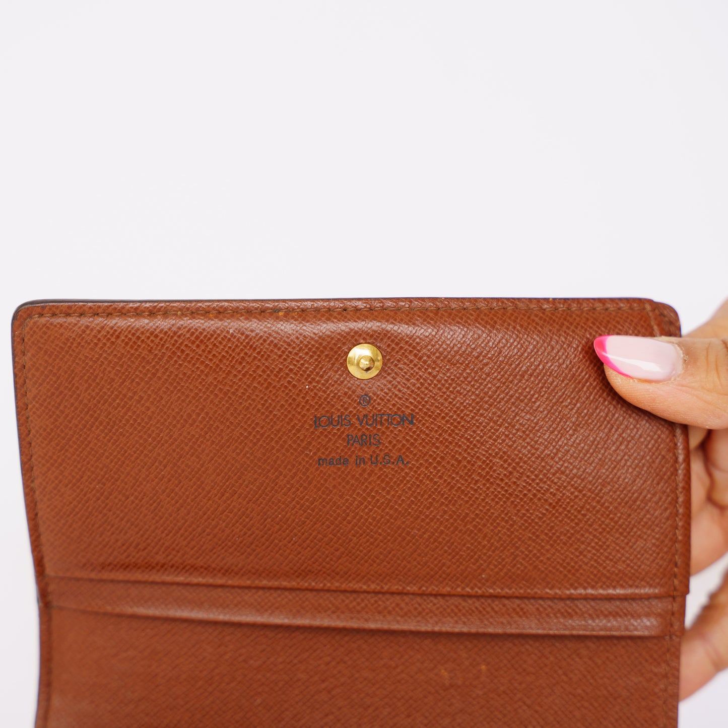 Louis Vuitton Porte Monnaie Billets in Monogram 090426B23
