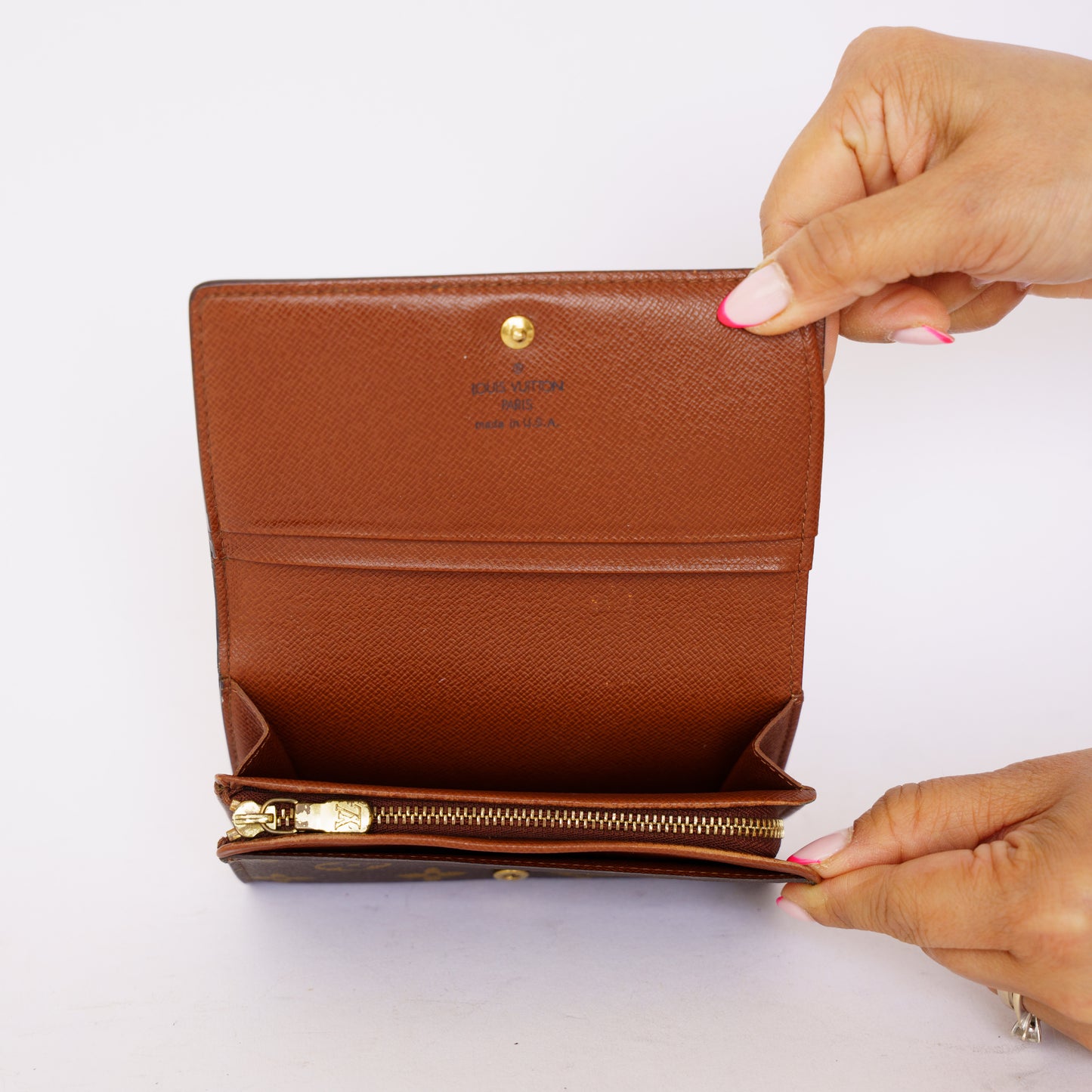 Louis Vuitton Porte Monnaie Billets in Monogram 090426B23