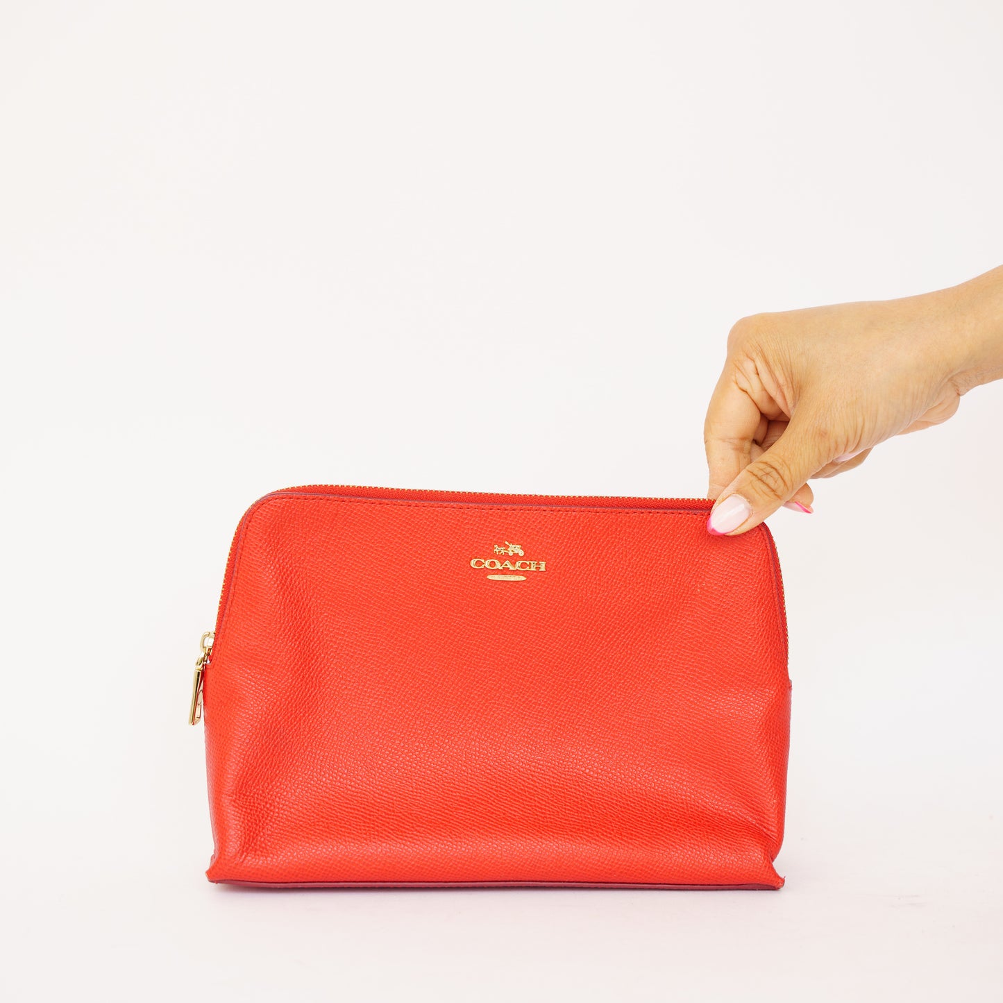 Coach Large Cosmetic Pouch Red 090426Z268