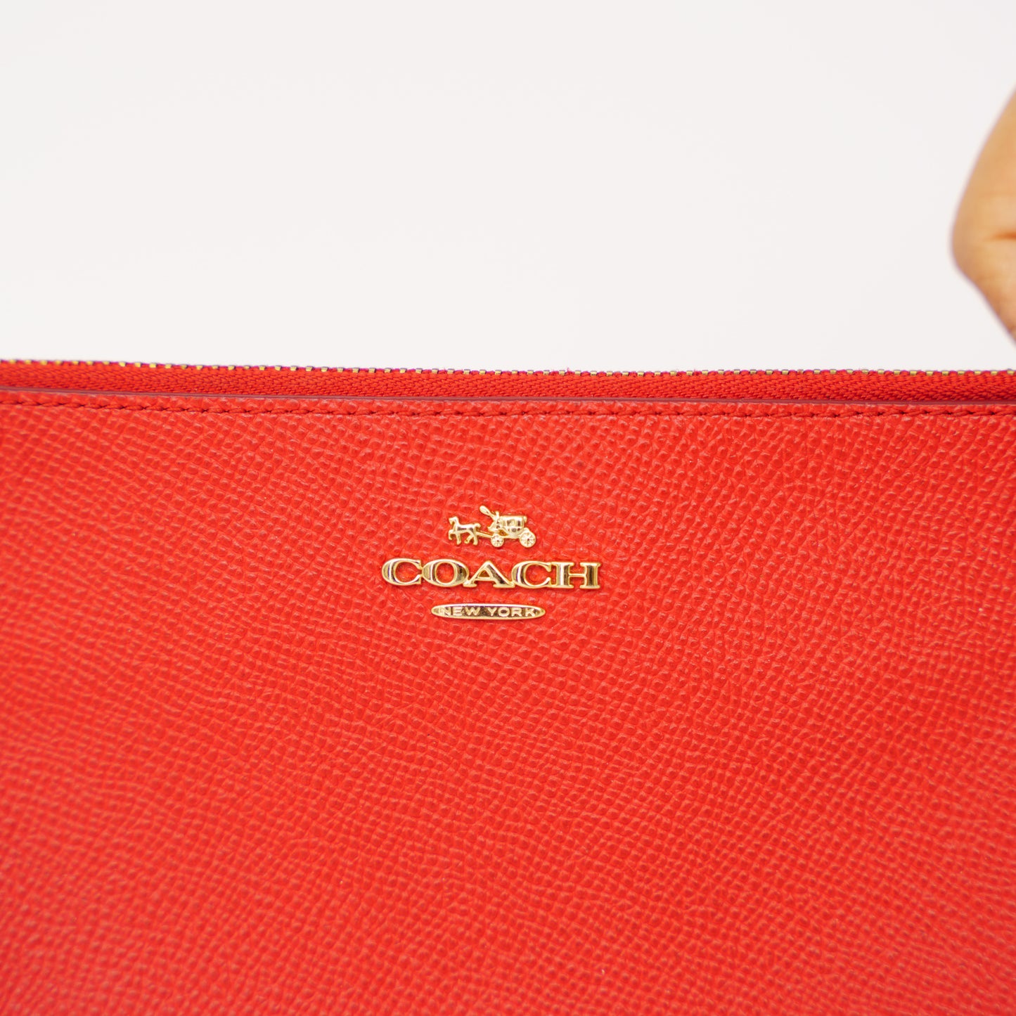 Coach Large Cosmetic Pouch Red 090426Z268