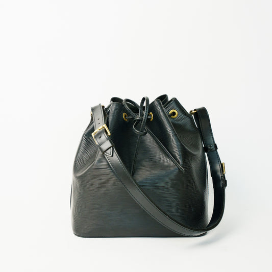 Louis Vuitton Noe PM Bucket Bag in Black Epi Leather AR0957 090626S07