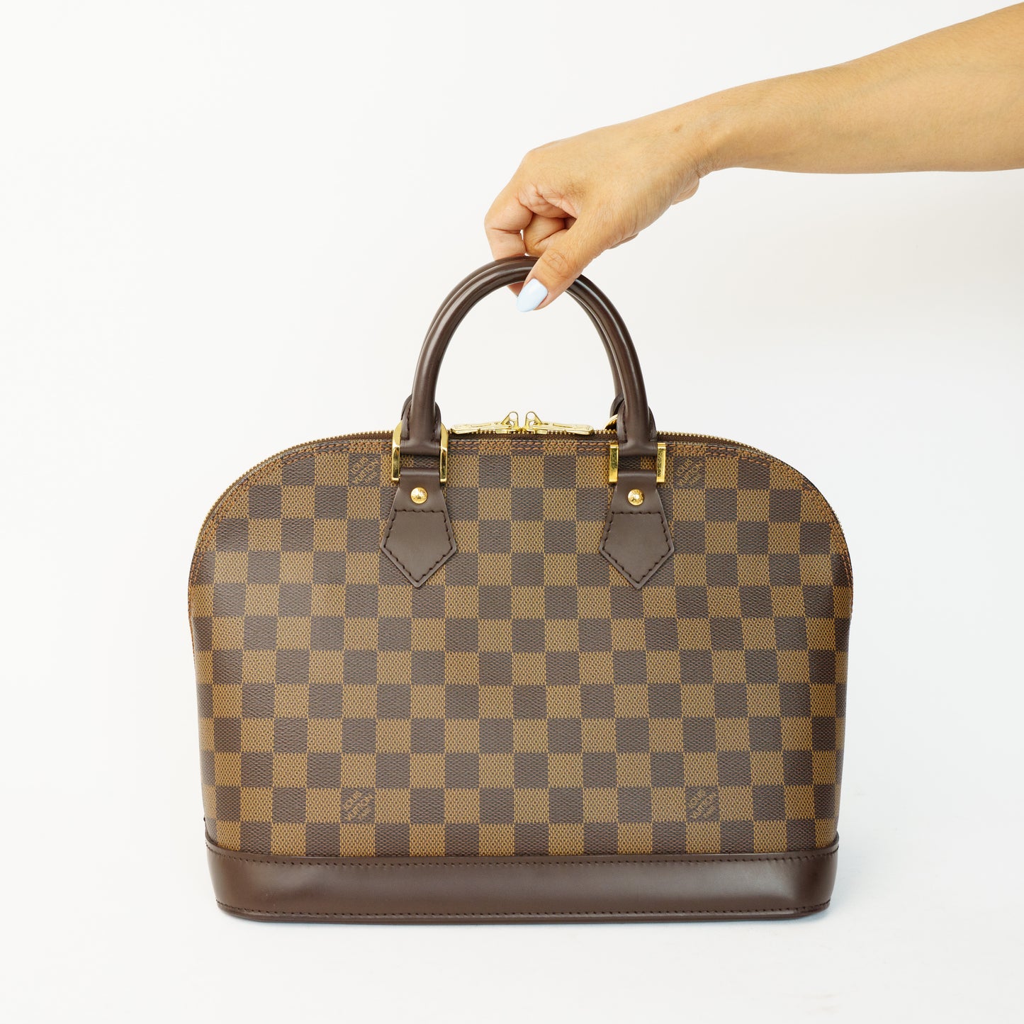 Louis Vuitton Alma PM in Damier Ebene 090626S05