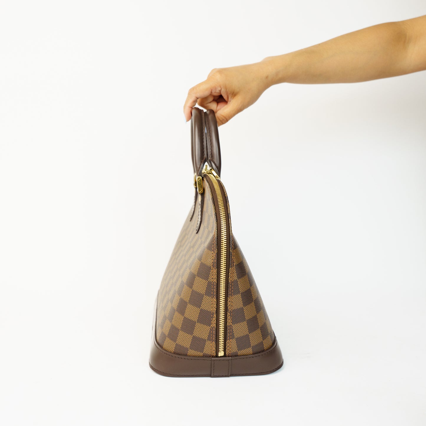 Louis Vuitton Alma PM in Damier Ebene 090626S05