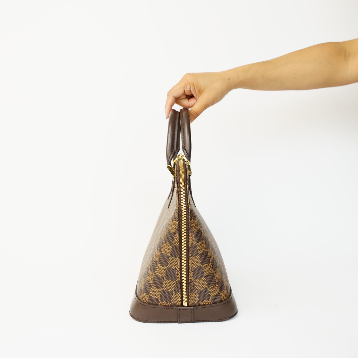 Louis Vuitton Alma PM in Damier Ebene 090626S05