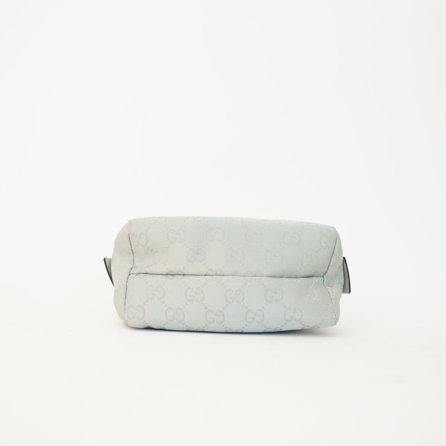 Gucci Cosmetic Makeup Pouch in Metallic Silver 090626G05