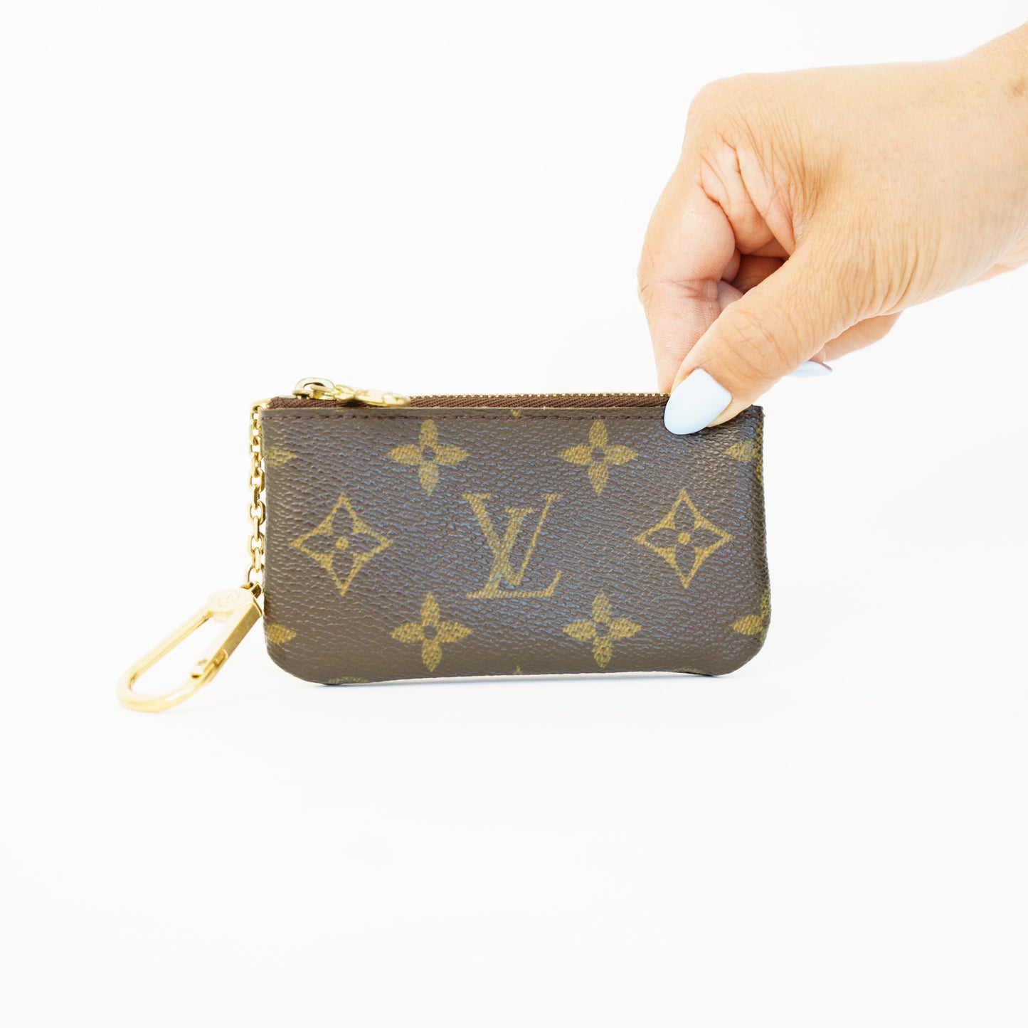 Louis Vuitton Key Pouch Cles in Monogram 090626G13