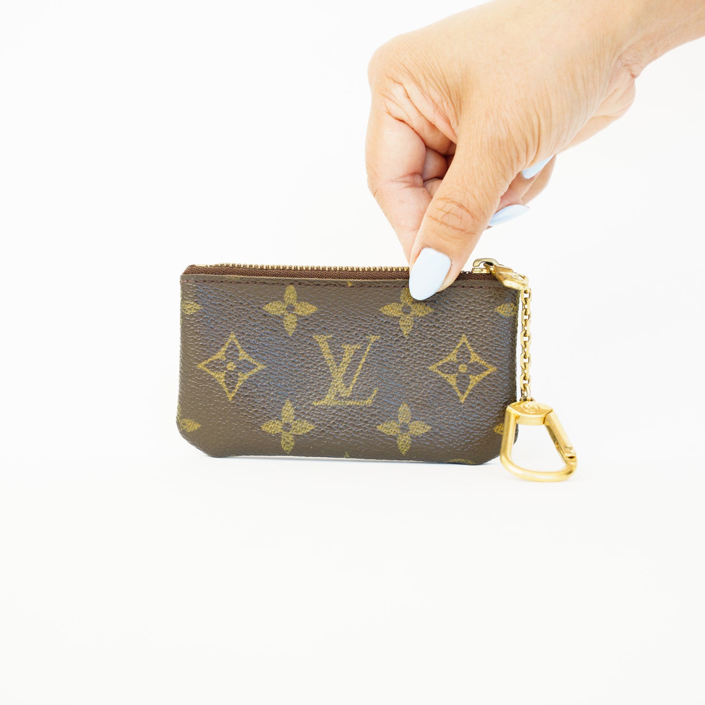 Louis Vuitton Key Pouch Cles in Monogram 090626G13