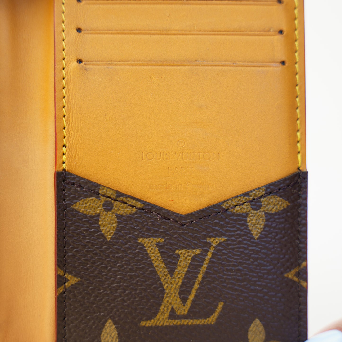 Louis Vuitton Pocket Organiser in Monogram Vachetta Leather 090626G11