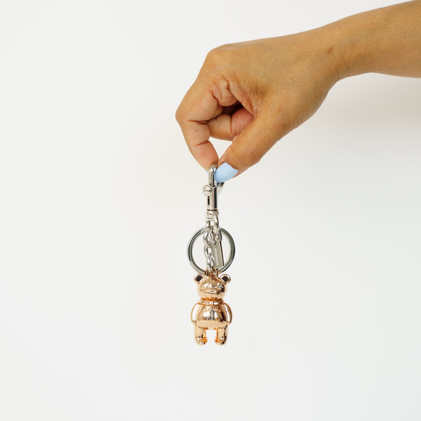 Coach Teddy Bear Bag Charm Rose Gold 090626T10