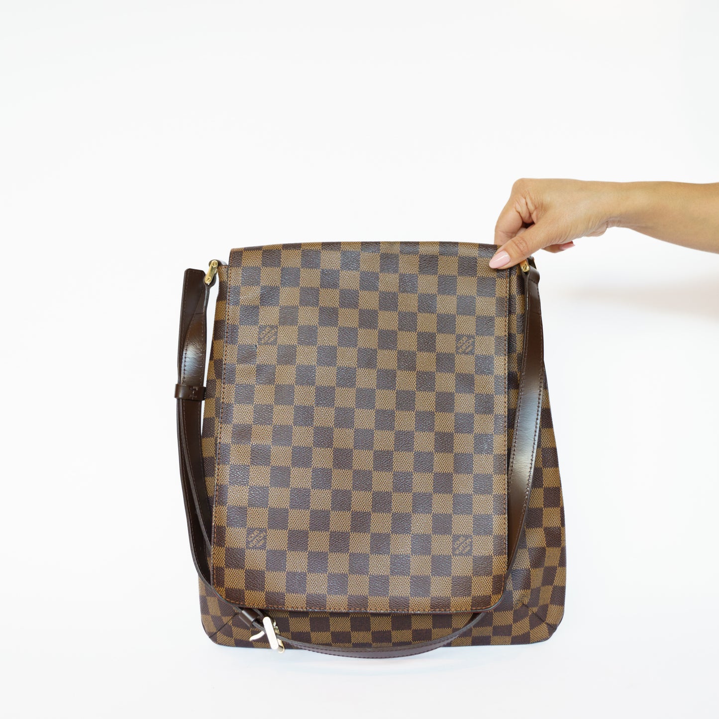 Louis Vuitton Musette GM Salsa in Damier Ebene 111225B13