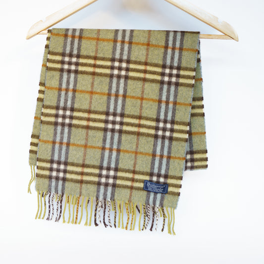 Burberry Scarf in Green Check 111225B26
