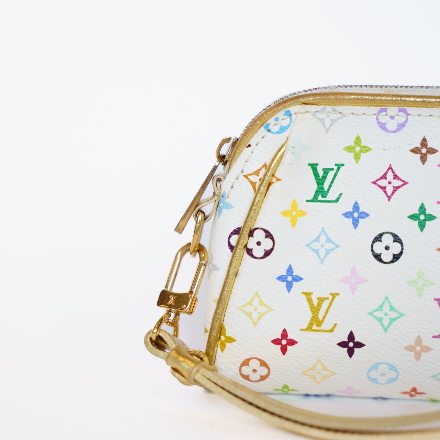 Louis Vuitton Kate Clutch X Takashi Murakami in Multicolor Blanc 111225B27