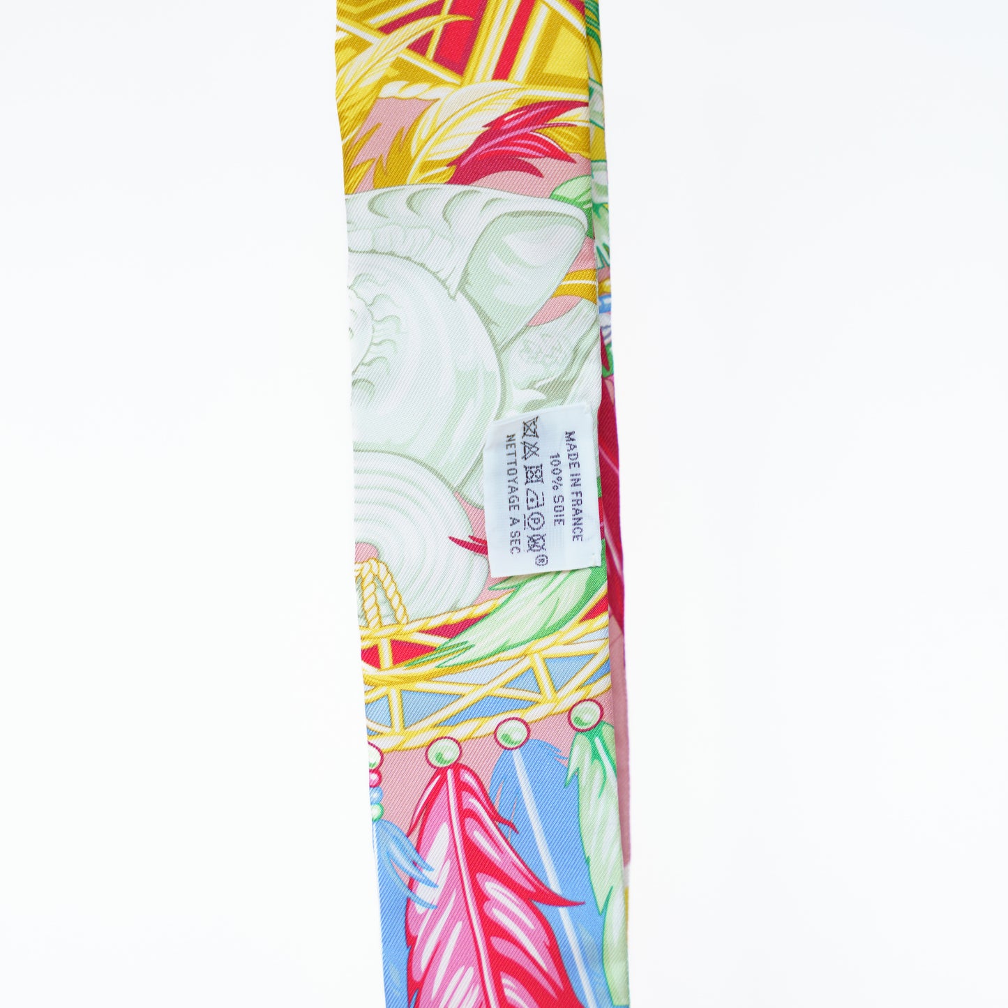 Hermes Twilly Danse Pacifique Silk Twilly Scarf 111225B33