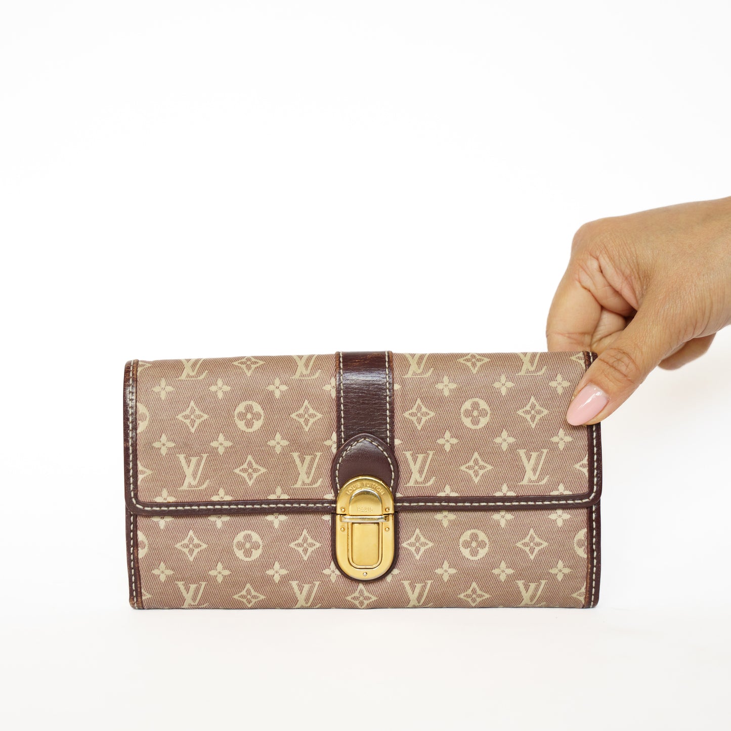 Louis Vuitton Sarah Idylle Wallet in Burgundy 111225B40