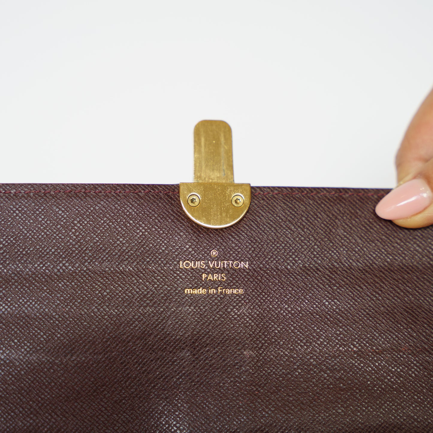 Louis Vuitton Sarah Idylle Wallet in Burgundy 111225B40