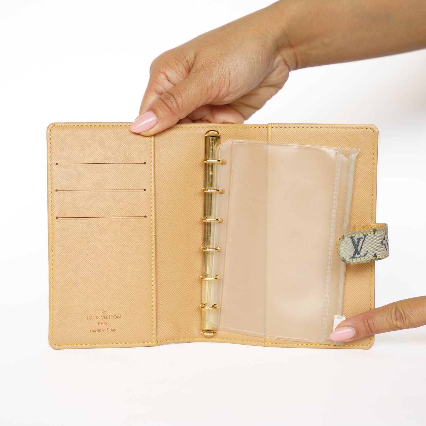 Louis Vuitton Agenda Pm in Denim Blue Mini Lin CA0021 111225B06