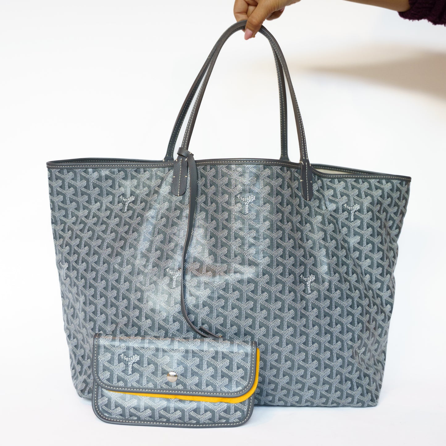Goyard St Louis GM in Grey 111225B12