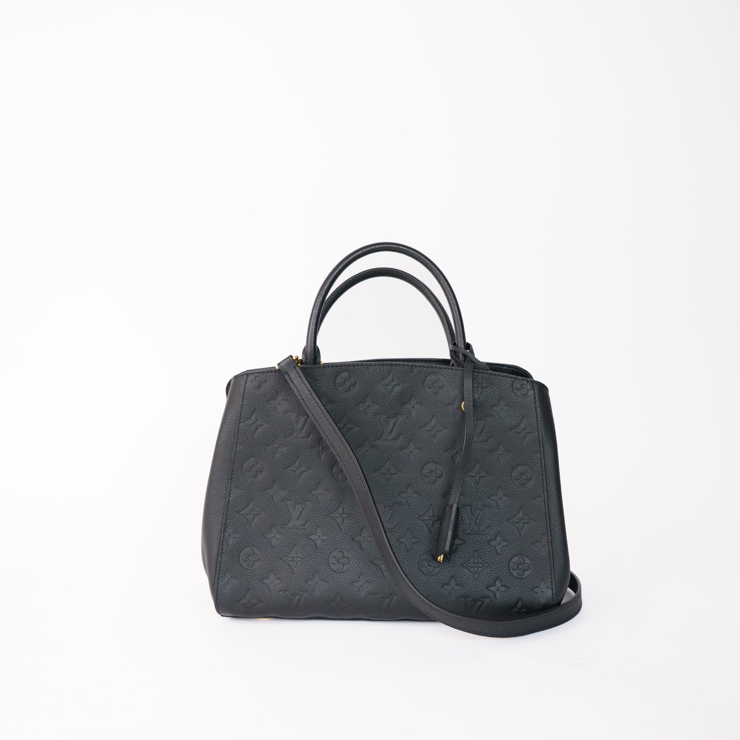 Louis Vuitton Montaigne MM in Black Empreinte Leather SP2145
