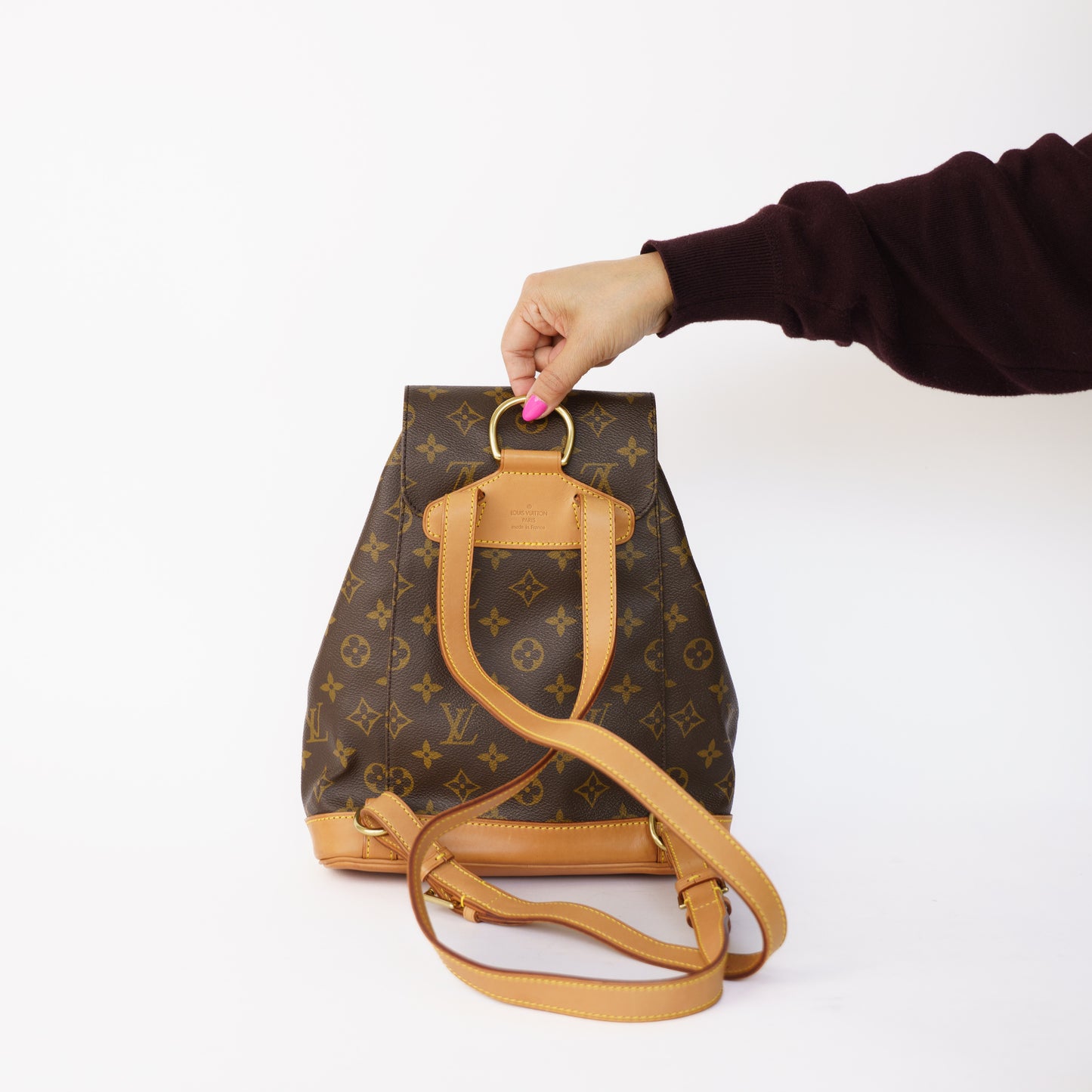 Louis Vuitton Montsouris MM Backpack in Monogram Canvas 120226B17